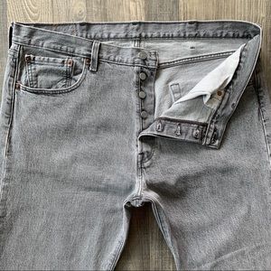 Button Fly Gray Jeans Waterless 